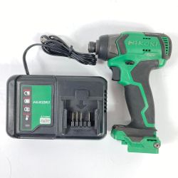 ＊＊ HiKOKI ハイコーキ 10.8V コードレスインパクトドライバ 充電器付属 ※バッテリなし WH12DD グリーン Cランク