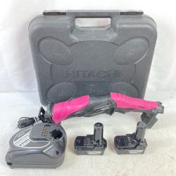 ＊＊ HITACHI 日立 10.8V コードレスセーバーソー (バッテリ2個・充電器・ケース付） CR10DL ピンク Cランク