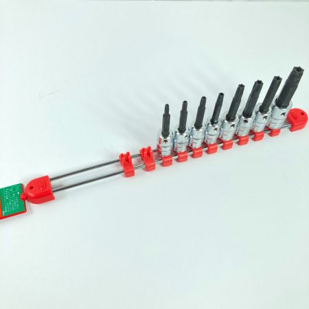  KTC ケーティーシー Ｔ型いじり止めトルクスビット ソケットセット (8個組) 差込角9.5mm TBT308TH