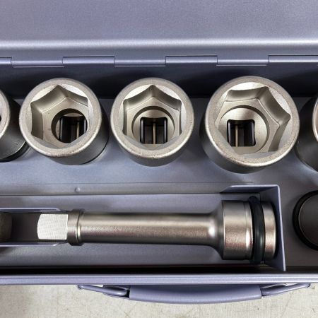  TONE トネ インパクト用ソケットセット (メタルトレー付) 12個組 差込角19mm NV6102