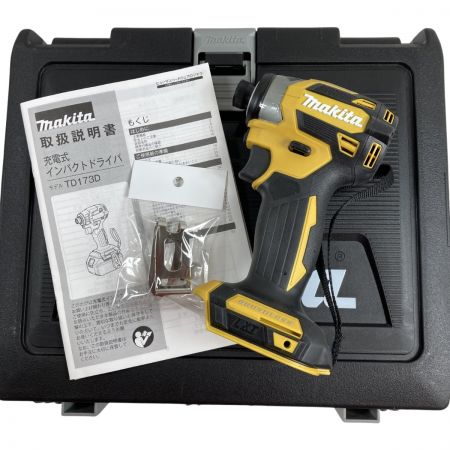  MAKITA マキタ 18V 充電式インパクトドライバ ケース付 ※バッテリ・充電器なし (6) TD173D イエロー