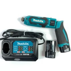 ＊＊ MAKITA マキタ 7.2V 充電式ペンインパクトドライバ (バッテリ2個・充電器付） TD022D ブルー Cランク