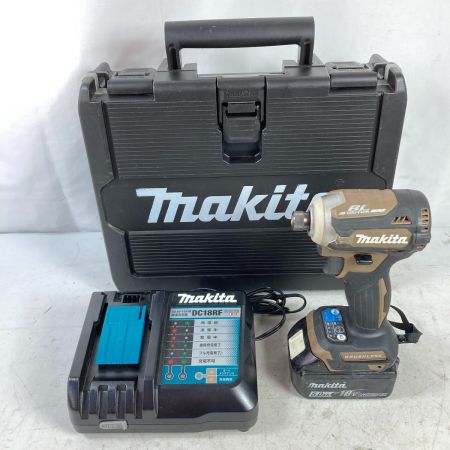  MAKITA マキタ 18V 充電式インパクトドライバ (バッテリ1個・充電器・ケース付） TD171D オリーブ
