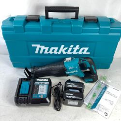 ДД MAKITA マキタ 18V 充電式レシプロソー （ バッテリ2個・充電器・ケース付）  未使用品(S) JR187DRGX ブルー Sランク