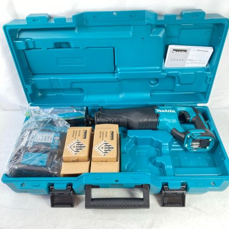 ДД MAKITA マキタ 18V 充電式レシプロソー （ バッテリ2個・充電器・ケース付）  未使用品(S) JR187DRGX ブルー