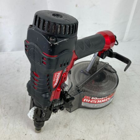  MAKITA マキタ 50mm サイディング用高圧エア釘打 ケース付 AN510HS レッド
