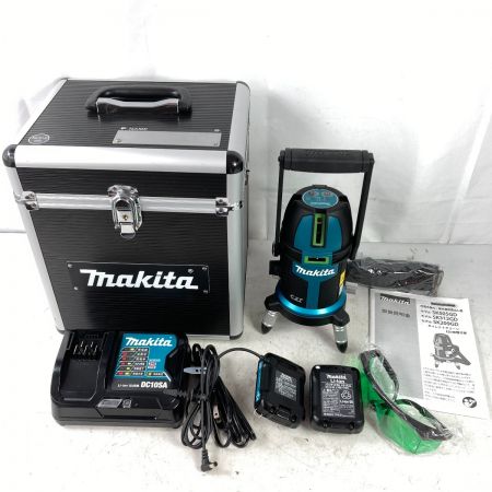  MAKITA マキタ 10.8V 充電式屋内・屋外グリーンレーザー墨出し器 バッテリ1個・充電器・ケース付 SK312GD ブルー