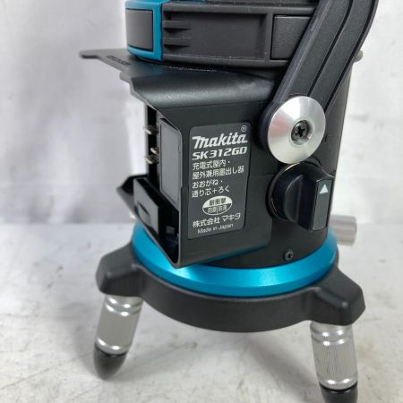  MAKITA マキタ 10.8V 充電式屋内・屋外グリーンレーザー墨出し器 バッテリ1個・充電器・ケース付 SK312GD ブルー