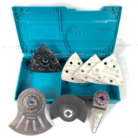  MAKITA マキタ 18V 充電式マルチツール 先端工具付 ※バッテリ・充電器なし TM52D ブルー