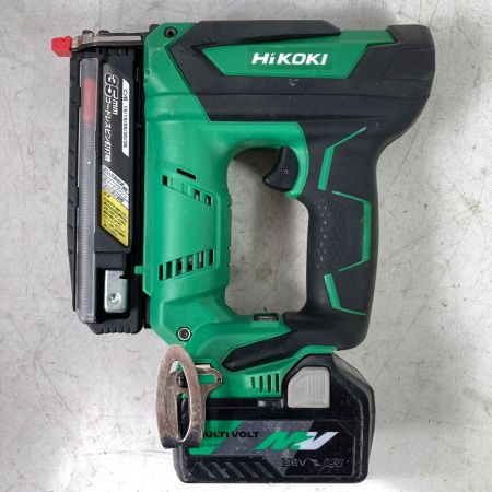  HiKOKI ハイコーキ 18V 35mm コードレスピン釘打機 (バッテリ1個・充電器・ケース付） NP18DSAL グリーン