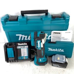＊＊ MAKITA マキタ 18V 充電式マルチツール (バッテリ1個・先端工具・ケース・充電器付） TM52DRG ブルー Aランク