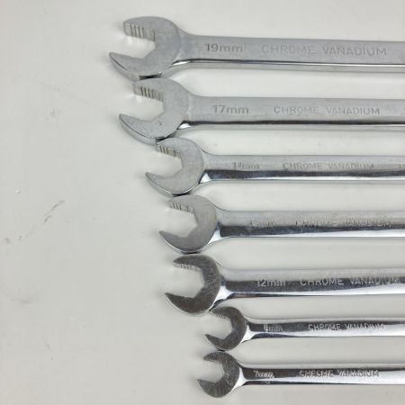 ЗЗ PWT フレックスラチェットレンチセット 19-7ｍｍ 7本セット 本体のみ 100T