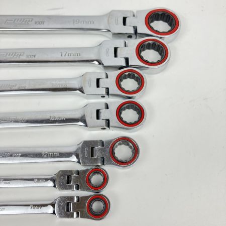 ЗЗ PWT フレックスラチェットレンチセット 19-7ｍｍ 7本セット 本体のみ 100T