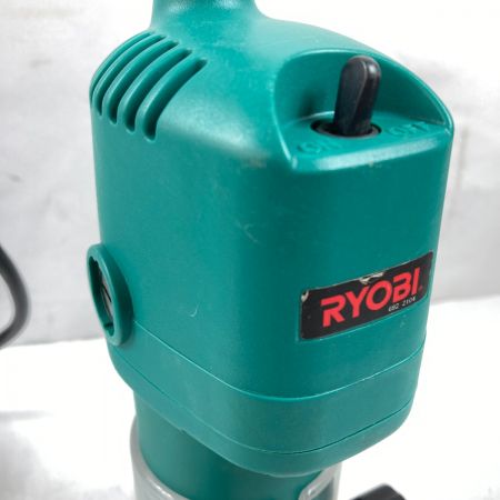  RYOBI リョービ 6mm トリマー コード式 ガイド付 TRE-55 グリーン
