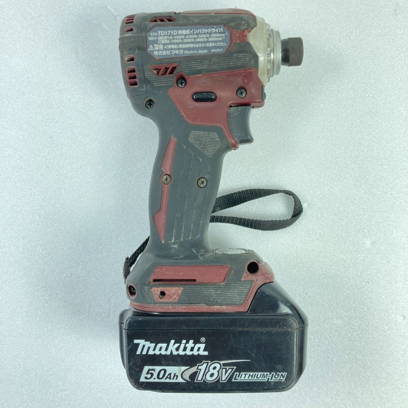 中古】 MAKITA マキタ 18V 充電式インパクトドライバ バッテリ1個付 ...