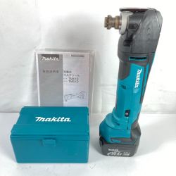 ＊＊ MAKITA マキタ 14.4V 充電式マルチツール (バッテリ1個・先端工具付属）※充電器なし TM41D ブルー Bランク