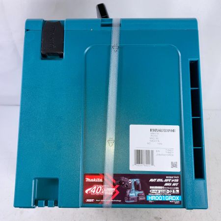  MAKITA マキタ 40Vmax 28mm 充電式ハンマドリル (バッテリ2個・充電器・ケース付） HR001GRDX ブルー