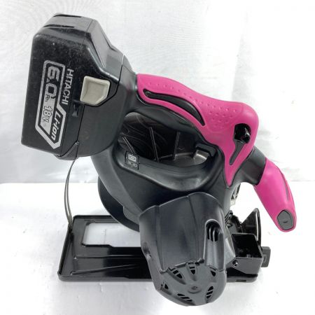  HITACHI 日立 18V 165mm コードレス丸のこ (バッテリ1個・充電器・ケース付） C18DSL バイオレット