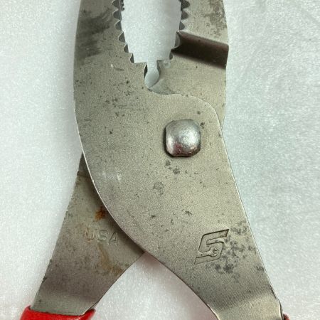  Snap-on スナップオン コンビネーションスリップジョイントプライヤー 47ACF レッド