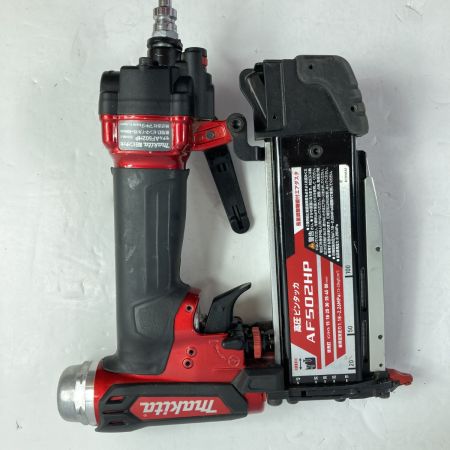  MAKITA マキタ 15~50mm 高圧ピンタッカ ケース付 ※トップキャップカバー欠品 AF502HP レッド×ブラック
