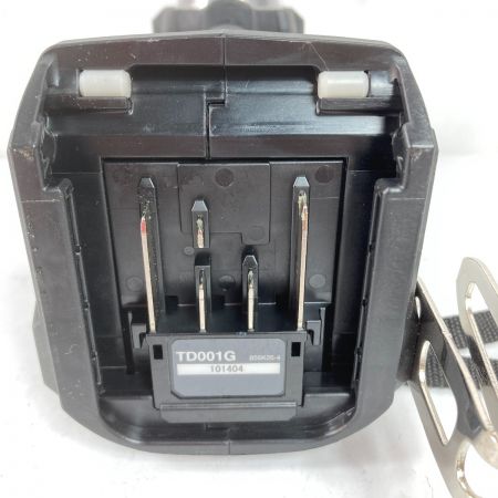  MAKITA マキタ 40Vmax 充電式インパクトドライバ  (バッテリ2個・充電器・ケース付) TD001 ブラック