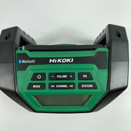  HiKOKI ハイコーキ バッテリー式ラジオ ACアダプタ付 ※バッテリ・充電器なし UR18DA グリーン