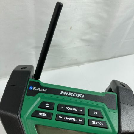  HiKOKI ハイコーキ バッテリー式ラジオ ACアダプタ付 ※バッテリ・充電器なし UR18DA グリーン