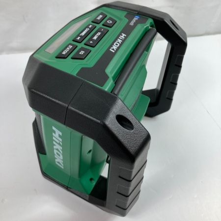  HiKOKI ハイコーキ バッテリー式ラジオ ACアダプタ付 ※バッテリ・充電器なし UR18DA グリーン