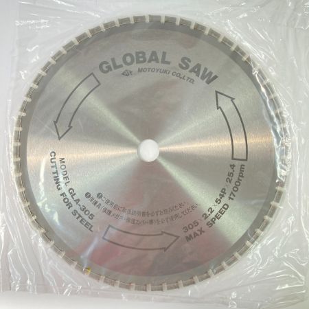  モトユキ MOTOYUKI GLOBAL SAW 標準鉄工用 高速切断機用 チップソー 高速用 305mm  GLA-305