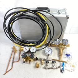 ＊＊ 千代田 CHIYODA 高圧圧力調整器 ガスレギュレーター 現状品 アルミケース付 KR-80H Bランク