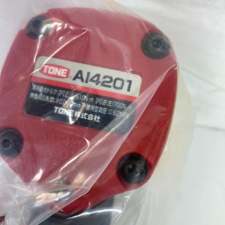  TONE トネ 常圧 エアインパクトレンチ（ショートタイプ）角ドライブ12.7mm AI4201 レッド