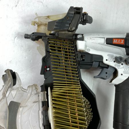  MAX マックス 50mm 高圧釘打ち機 エアネイラ ケース付 ※ボディ再塗装品 HN-50S1(D) ホワイト×ブラック
