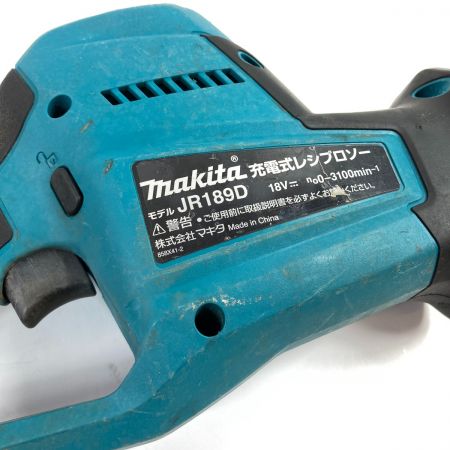  MAKITA マキタ 18V 充電式レシプロソー 本体のみ  ※バッテリ・充電器なし JR189D グリーン