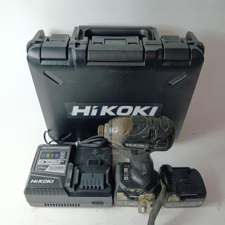HiKOKI ハイコーキ インパクトドライバ WH14DDL2 2LYPK ブラック 充電器・充電池2個・ケース付 コードレス式 14.4v 6.0Ah