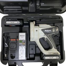 ЗЗ National ナショナル 14.4v 全ネジカッタ バッテリーx2 充電器 ケース付 EZ4540 ブラック×ホワイト Cランク