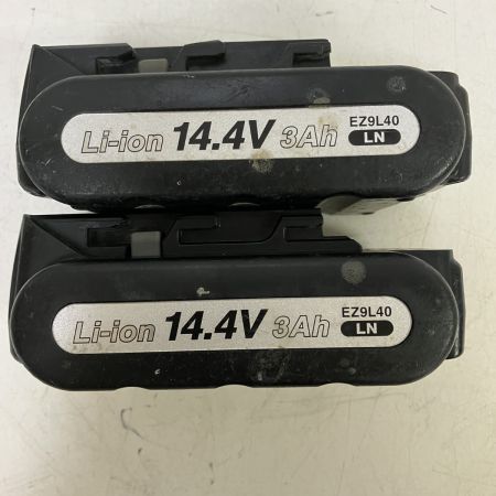 ЗЗ National ナショナル 14.4v 全ネジカッタ バッテリーx2 充電器 ケース付 EZ4540 ブラック×ホワイト