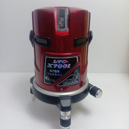 LTC レーザー墨出し器　ACアダプター・ケース付 赤色レーザー X700323 使用感有 LTC-X7001 レッド