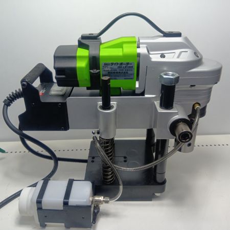 IKURA SEIKI CO.,LTD. 育良精機 磁器ボール盤 取説・ケース付き コード式 100v 17189 使用感有 ISK-LB100S ブラック×グリーン