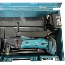 €€ MAKITA マキタ 14.4v 充電式マルチツール バッテリーx1 ケース付 TM40D ブルー Cランク