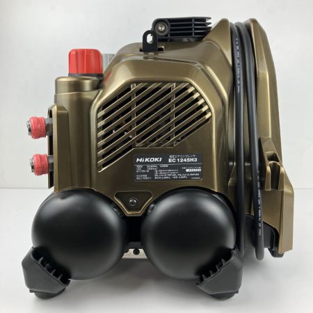 ЗЗ HITACHI 日立 100v 8L 高圧2口 常圧2口 コンプレッサー EC1245H3 TN(BG) ブラック×ゴールド