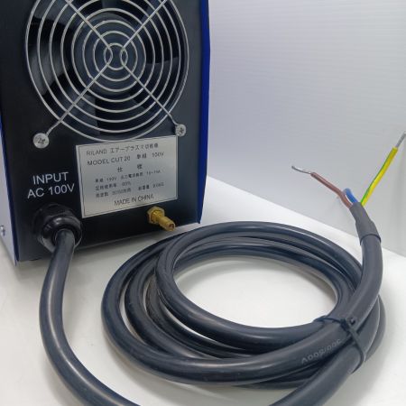 RILAND プラズマ切断機 　ガスホース・取説付 コード式 100v 美品 CUT20 ブルー