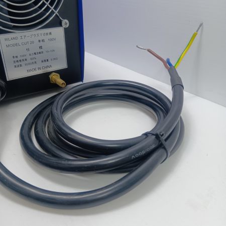 RILAND プラズマ切断機 　ガスホース・取説付 コード式 100v 美品 CUT20 ブルー