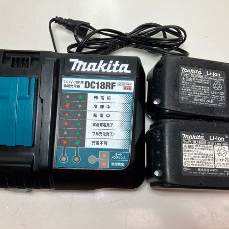 ЗЗ MAKITA マキタ 18v インパクトドライバ バッテリーｘ２ 充電器 ケース付 TP141DRGX ブルー