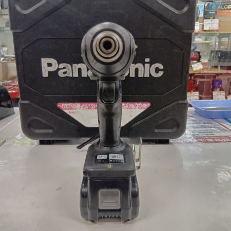Panasonic パナソニック EZ75A1LJ2G-B ブラック 電動工具 インパクトドライバ 程度C 充電器・充電池2個・ケース付 コードレス式 14.4/18V 不明 使用感有