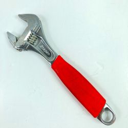 ＊＊ Snap-on スナップオン モンキーレンチ アジャスタブルレンチ 8in/203mm FADH8B シルバー×レッド Cランク