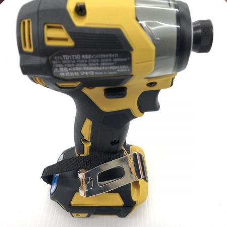ДД MAKITA マキタ インパクトドライバ  未使用品(S) コードレス式 18v  TD173D イエロー