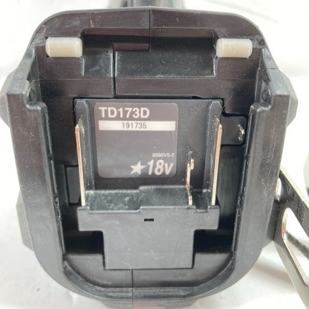  MAKITA マキタ 18V  充電式インパクトドライバ 本体のみ ※バッテリ・充電器なし TD173D ブラック