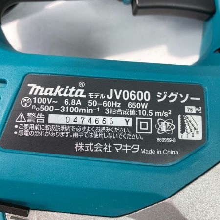  MAKITA マキタ コード式ジグソー ケース付 JV0600 グリーン