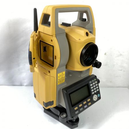  TOPCON トータルステーション (バッテリ2個・充電器・ケース付）※2022/6/7 校正済 ES-107F イエロー