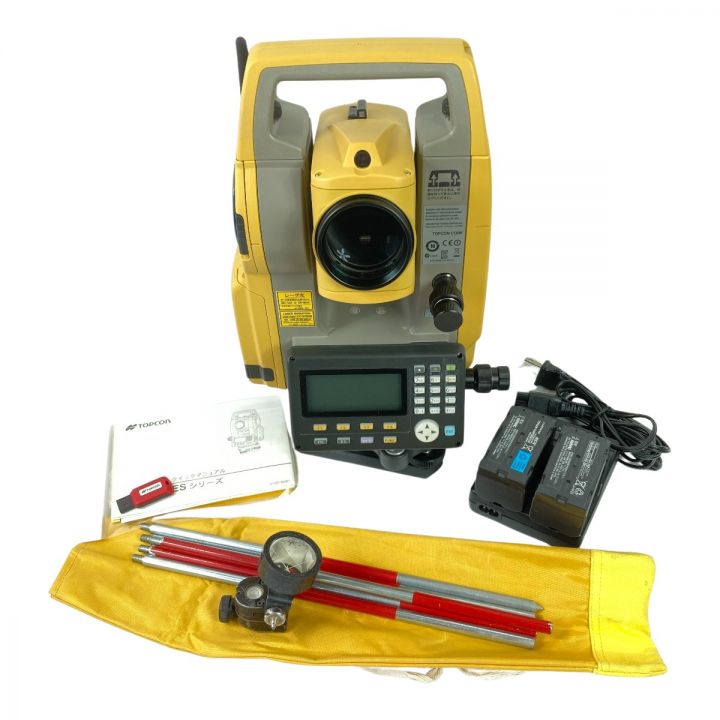 TOPCON トータルステーション (バッテリ2個・充電器・ケース付）※2022/6/7 校正済 ES-107F  イエロー｜中古｜なんでもリサイクルビッグバン